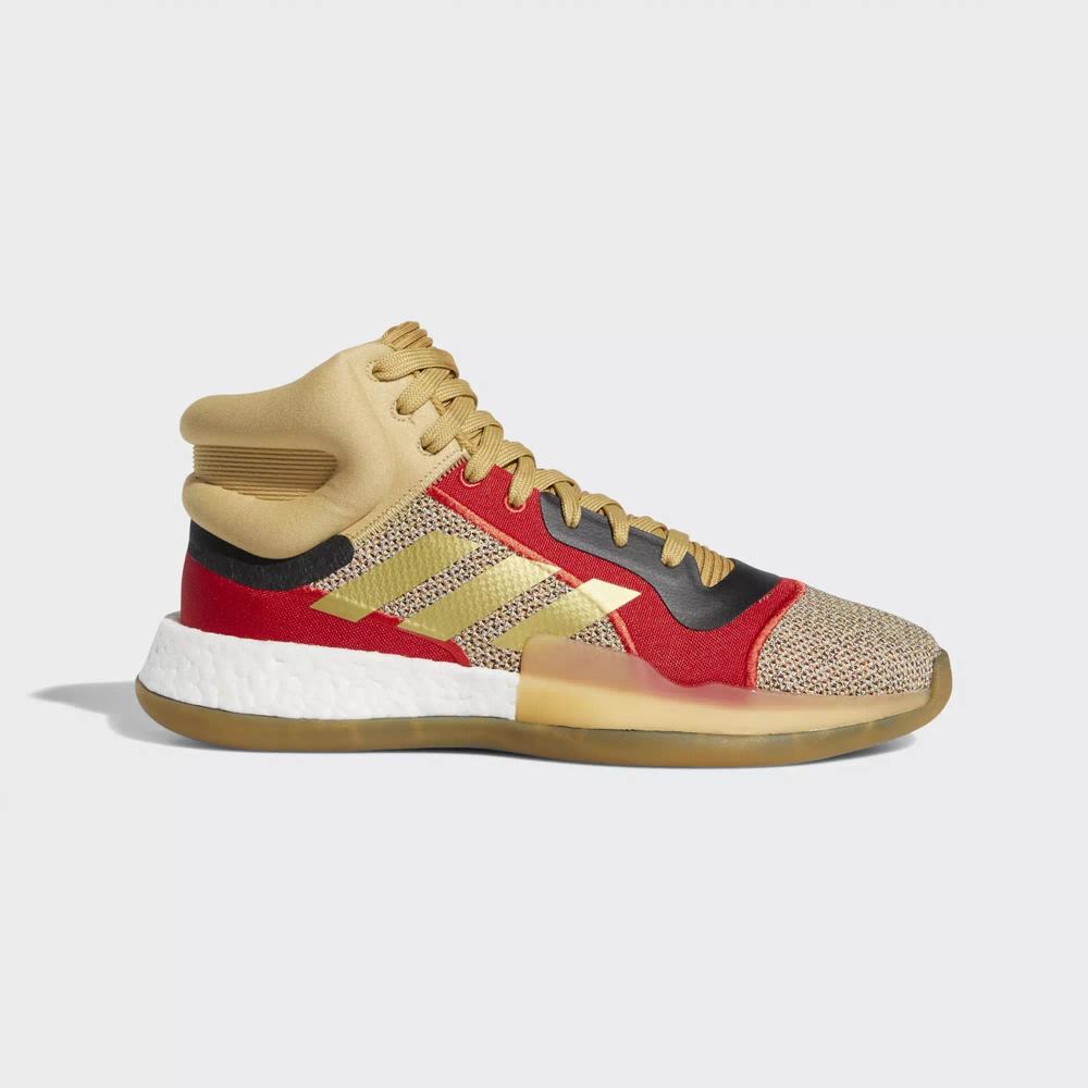 Adidas Marquee Boost Tenis De Basketball Beige Para Hombre (MX-59857)